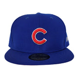 New Era Royal Blue Chicago Cubs Pink Undervisor 59FIFTY Fitted