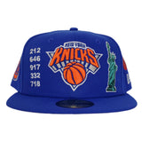 New Era Royal Blue New York Knicks Souvenir 59FIFTY Fitted