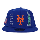 New Era Royal Blue New York Mets Souvenir 59FIFTY Fitted