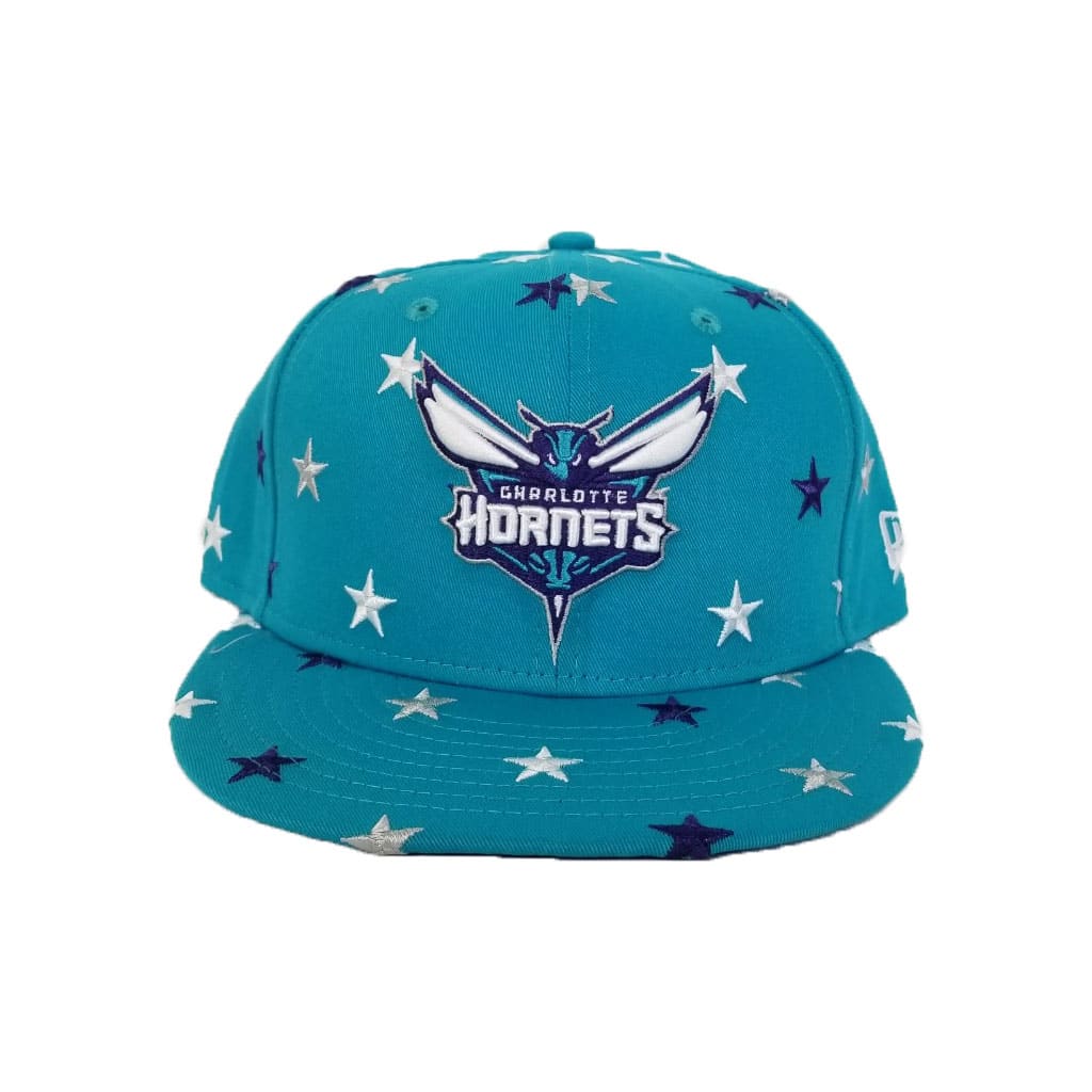 New Era Charlotte Hornets Hat 59Fifty 7-3/8 Fitted Cap NWOT -Classy Grey On  Grey
