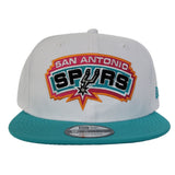 New Era White South Beach San Antonio Spurs 9Fifty Snapback