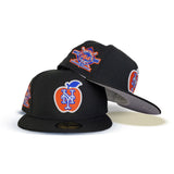 New York Mets Black 25th Anniversary Big Apple New Era 59Fifty Fitted