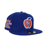 New York Mets Royal Blue 25th Anniversary Big Apple New Era 59Fifty Fitted