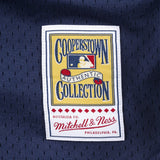 New York Yankees 1999 Mariano Rivera Mitchell & Ness Navy Blue Mesh Batting Practice Jersey