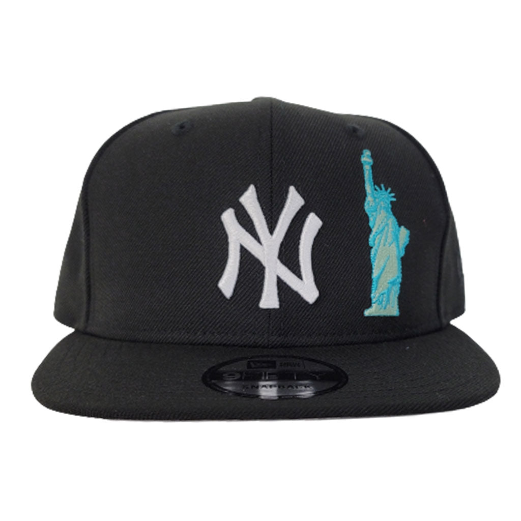 NEW YORK YANKEES STATUE OF LIBERTY BROWN ORANGE BRIM NEW ERA