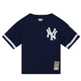 New York Yankees Derek Jeter Mitchell & Ness 1998 Navy Blue Cooperstown Collection Mesh Batting Practice Jersey