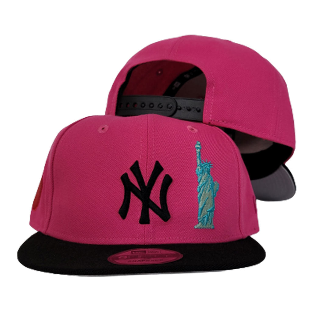 New York Yankees Fusion Pink Grey Bottom Statue of Liberty New Era 9Fifty Snapback Hat