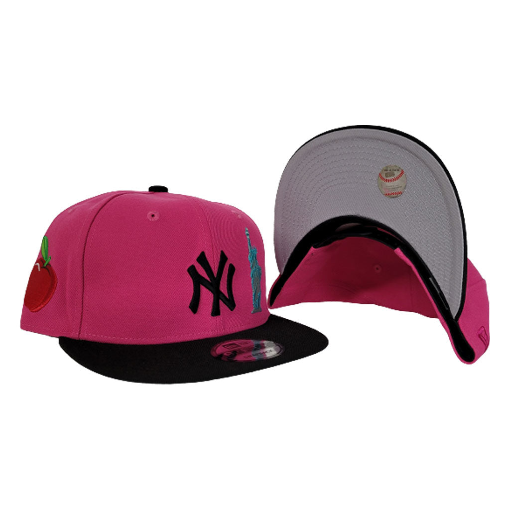 New York Yankees Fusion Pink Grey Bottom Statue of Liberty New Era 9Fifty Snapback Hat