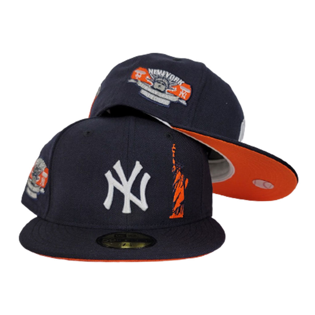 New Era 59Fifty New York Yankees Paisley Elements Dark Navy Blue Limited  Edition Fitted Hat