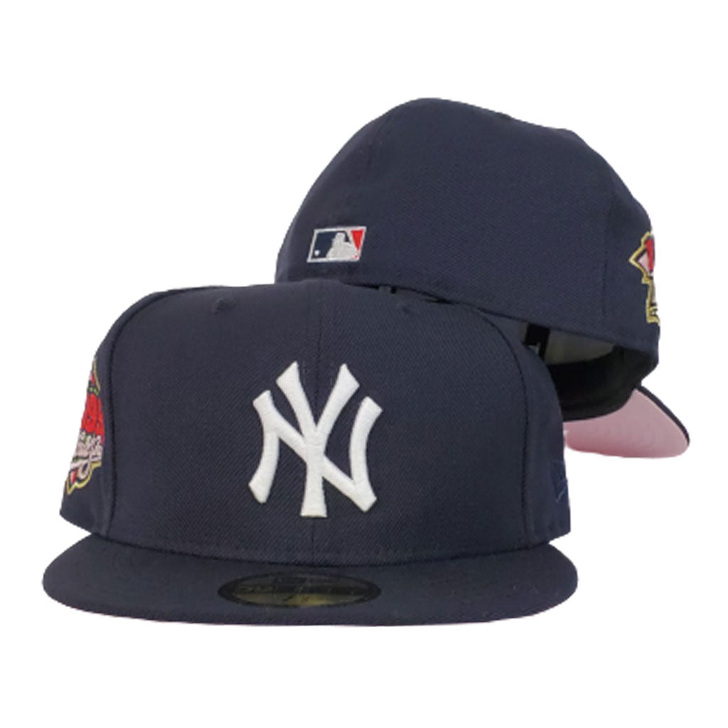 NY Yankees 1999 WS 59FIFTY New Era Black Hat Pink Bottom – USA CAP