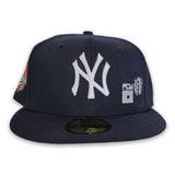 New York Yankees Navy Pink Bottom 1999 World Series New Era 59Fifty Fitted