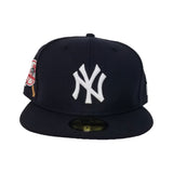 New York Yankees New Era Baseball Bat Collection Game 59FIFTY Fitted hat Navy