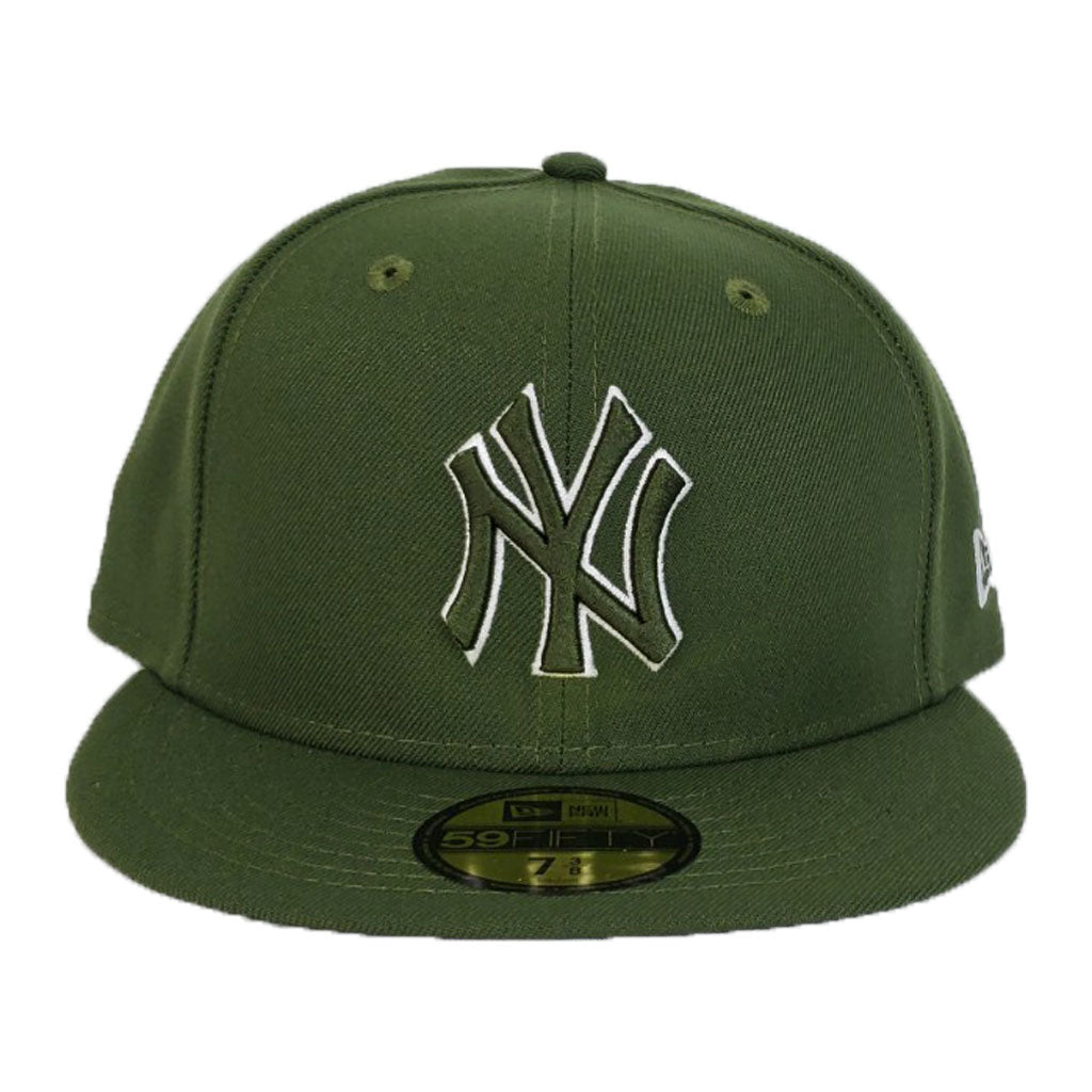 New York Yankees Olive Green New Era 59Fifty Fitted