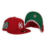 New York Yankees Red Green Bottom 2000 Subway Series New Era 59Fifty Fitted