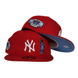 New York Yankees Red Icy Blue Bottom Subway Series Statue of Liberty New Era 59Fifty Fitted