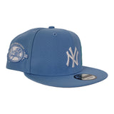 New York Yankees Sky Blue Grey Bottom Statue of Liberty New Era 9Fifty Snapback Hat