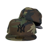 New York Yankees Woodland Camouflage New Era 59Fifty Fitted Hat