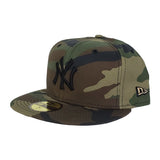 New York Yankees Woodland Camouflage New Era 59Fifty Fitted Hat