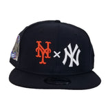 New York Yankees X New York Mets X Hat Navy Subway Series New Era 9Fifty Snapback
