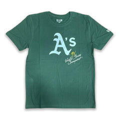 GREEN OAKLAND ATHLETICS 9X WORLD SERIES CHAMPIONS NEW ERA SHORT