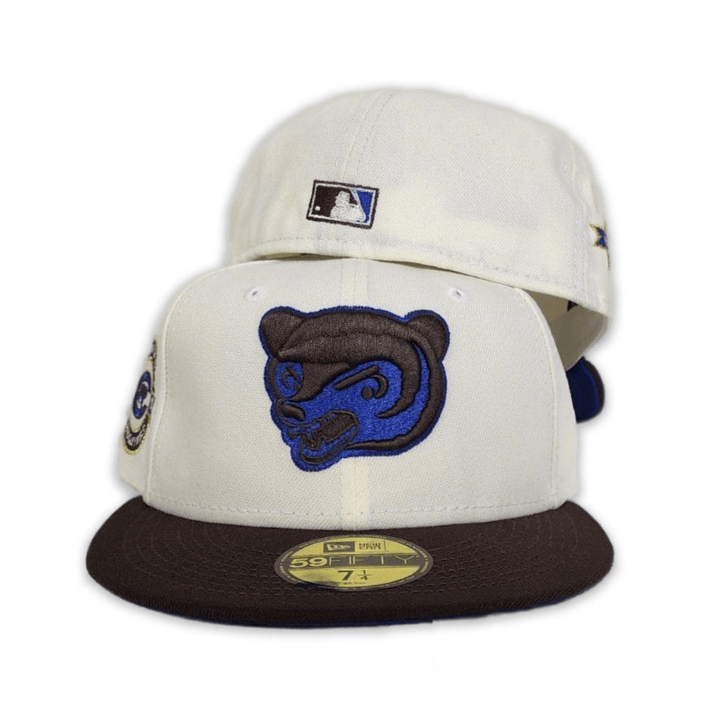 New Era Chicago Cubs Wrigley Field Anniversary Royal Gold Edition 59Fifty  Fitted Hat, EXCLUSIVE HATS, CAPS