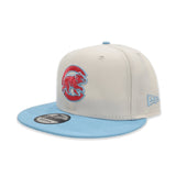 Off White Chicago Cubs Sky Blue Visor Gray Bottom Color Pack New Era 9Fifty Snapback