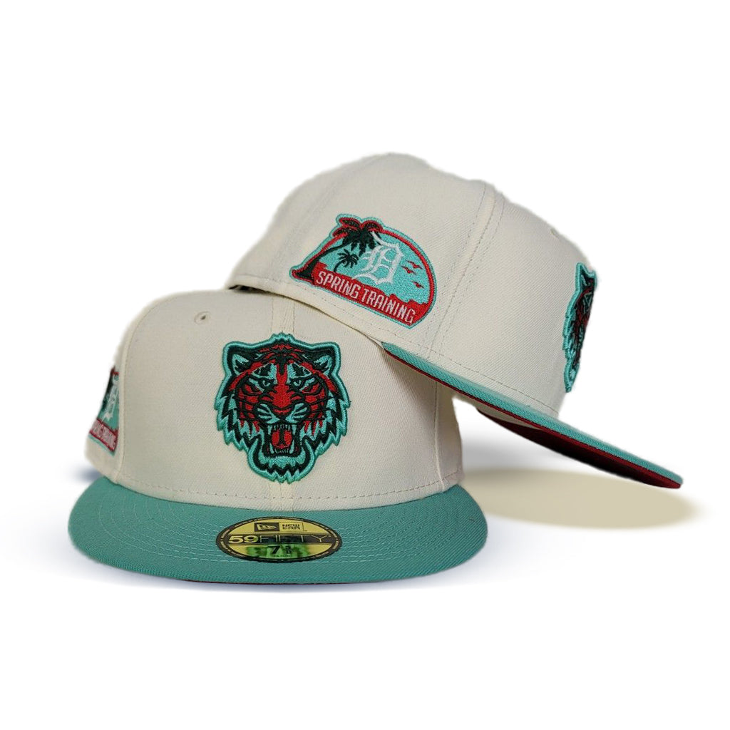 Off White Detroit Tigers Mint Green Visor Red Bottom Spring Traning Si –  Exclusive Fitted Inc.