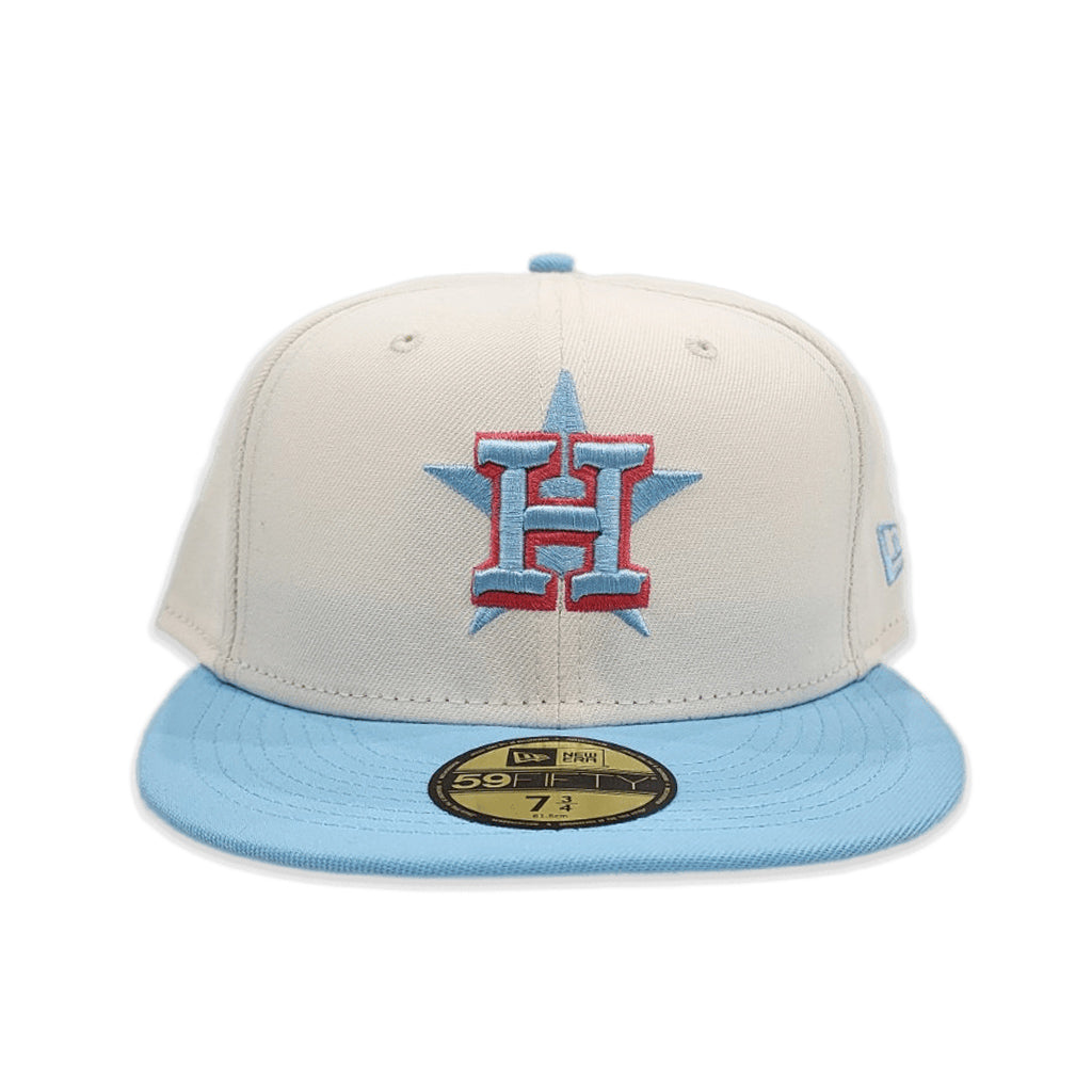 Off White Atlanta Braves Sky Blue Visor Gray Bottom New Era Fitted –  Exclusive Fitted Inc.