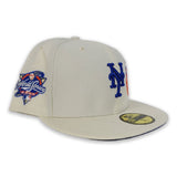 Off White New York Mets Royal Blue Bottom World's Fair 2000 World Series Side Patch New Era 59Fifty Fitted