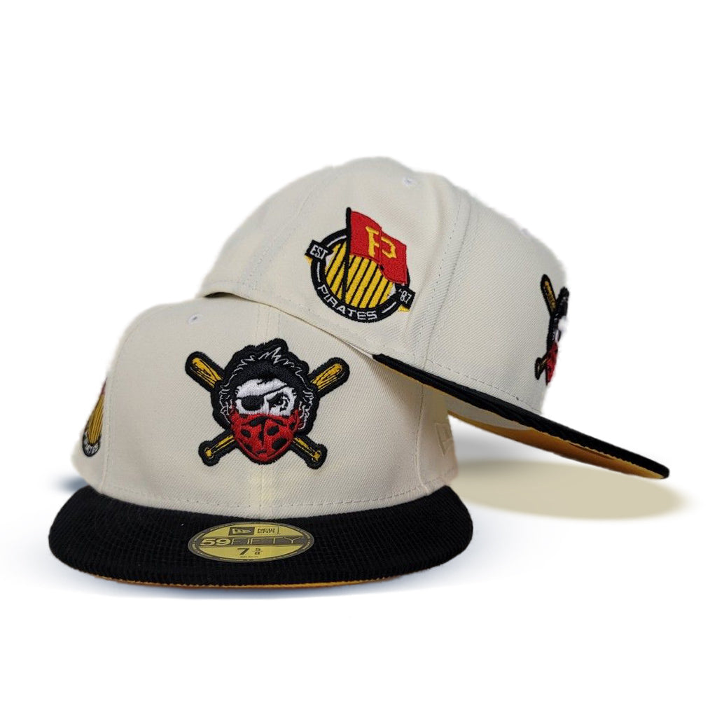 New Era Fitted Hat 7 Pittsburgh Pirates Mask Exclusive Patch Not