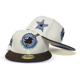 Off White San Diego Padres Black Visor Lavender Bottom 1978 All Star Game Side patch New Era 59Fifty Fitted