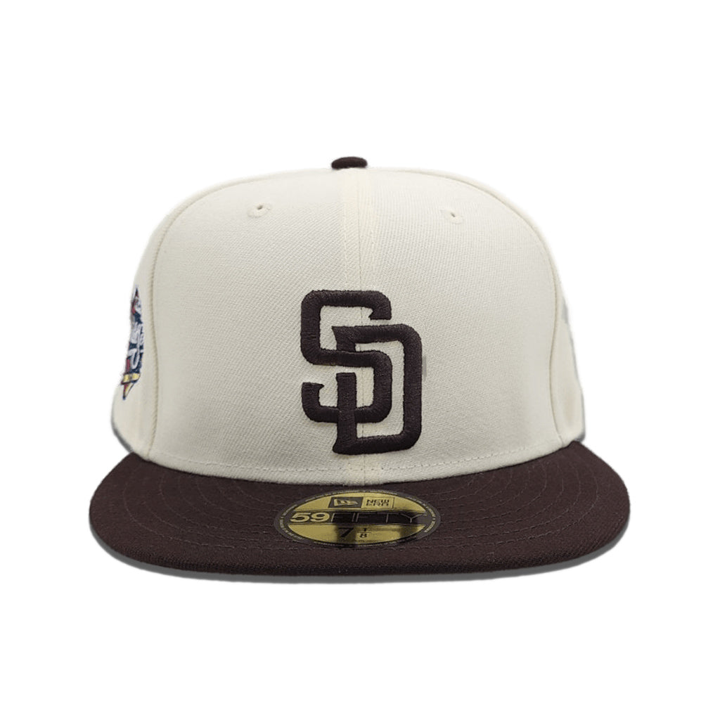 Off White San Diego Padres 1998 World Series New Era 59Fifty Fitted –  Exclusive Fitted Inc.