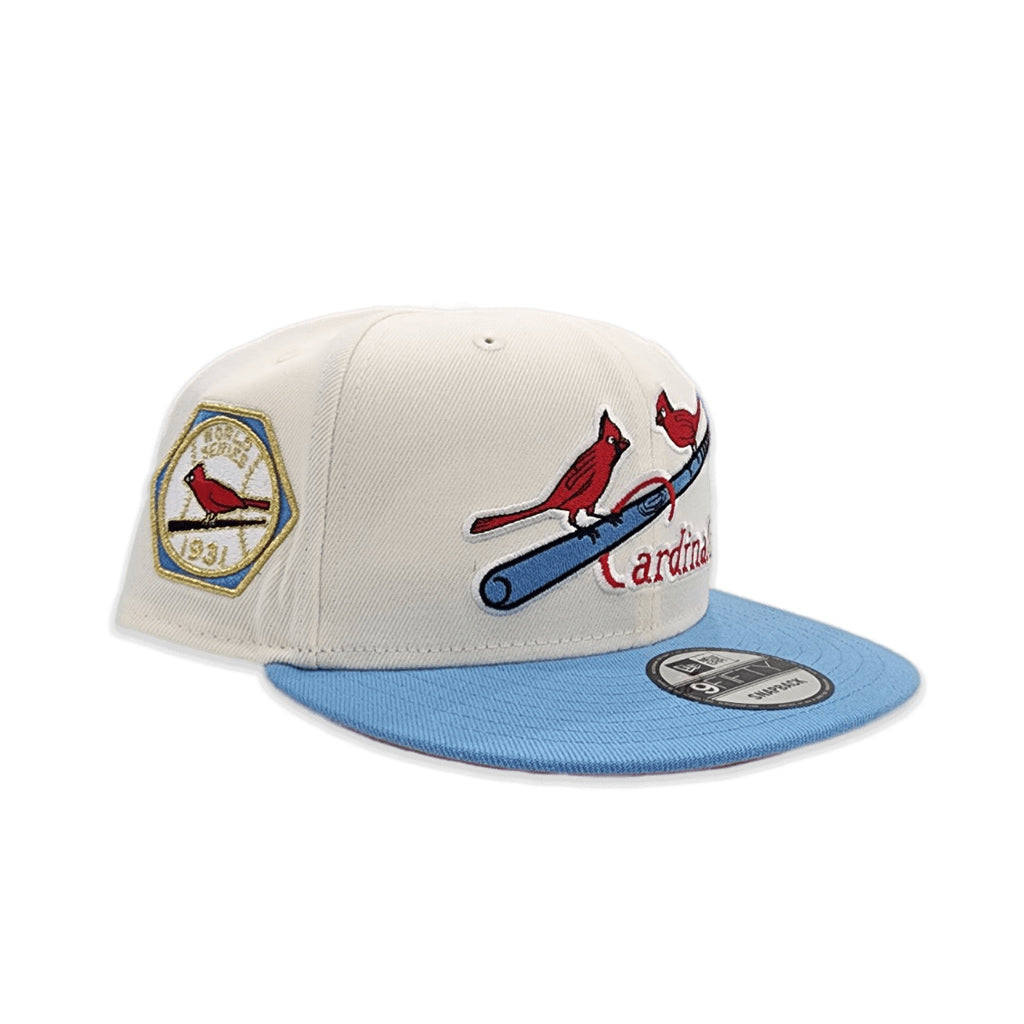 Yellow St. Louis Cardinals Icy Blue Bottom 1934 World Series Side Patch 9FIFTY New Era Snapback