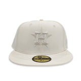 Off White Tonal Houston Astros Gray Bottom Color Pack New Era 59Fifty Fitted