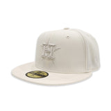 Off White Tonal Houston Astros Gray Bottom Color Pack New Era 59Fifty Fitted