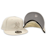 Off White Tonal New York Yankees Gray Bottom Color Pack New Era 9Fifty Snapback