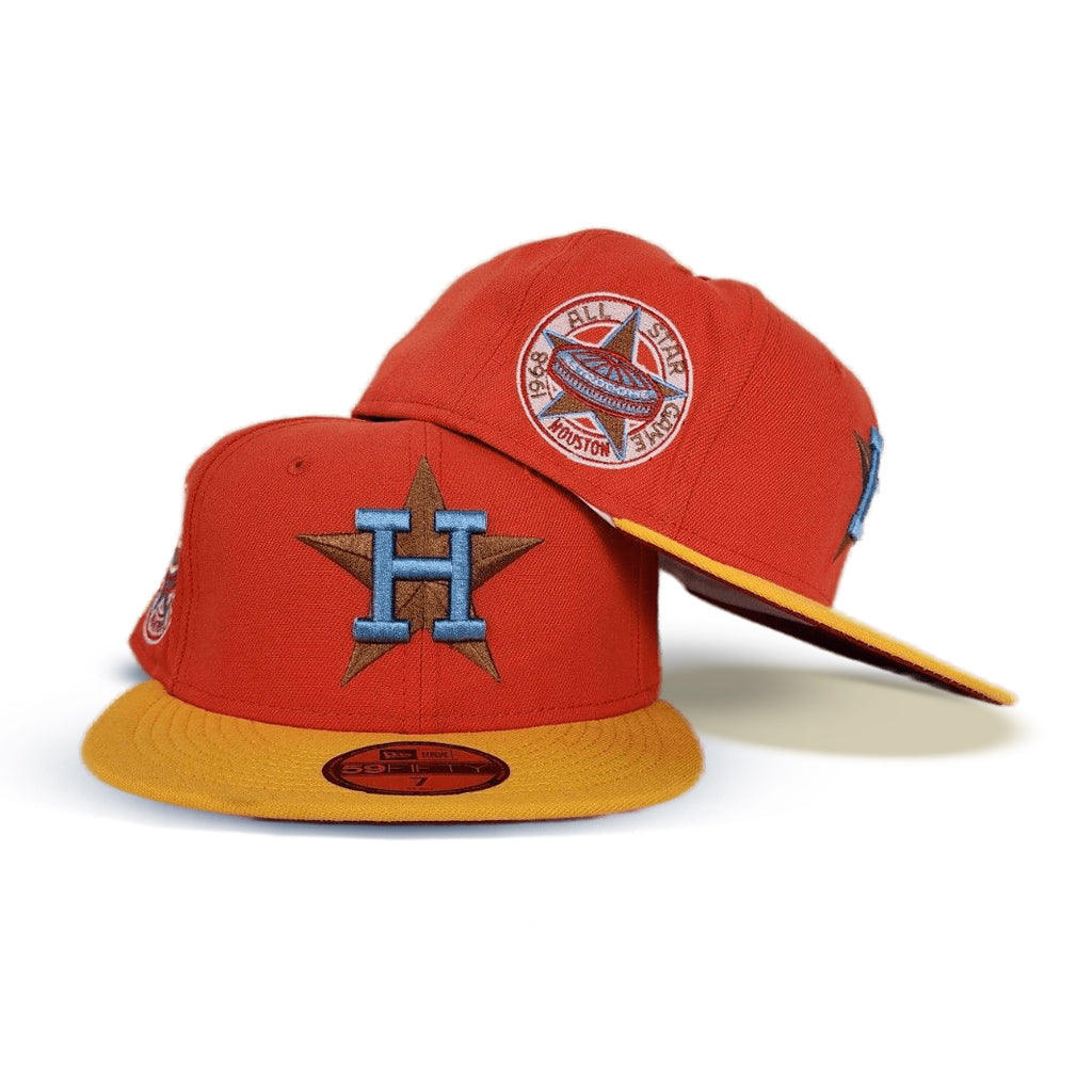 New Era 59FIFTY Houston Astros Stadium Patch Hat - Light Blue, Red 8