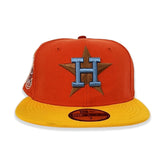 Orange Houston Astros Yellow Visor Red Bottom 1968 All Star Game Side Patch New Era 59Fifty Fitted