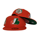 Orange Montreal Expos Green Bottom 1982 All Star Game New Era 59Fifty Fitted
