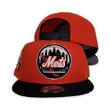 Orange New York Mets Black Visor Gray Bottom 1964-2008 Shea Stadium Side Patch New Era 9Fifty Snapback
