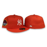Orange New York Yankees Gray Bottom 1999 World Series Side Patch New Era 59Fifty Fitted