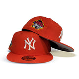 Orange New York Yankees Gray Bottom 1999 World Series Side Patch New Era 59Fifty Fitted