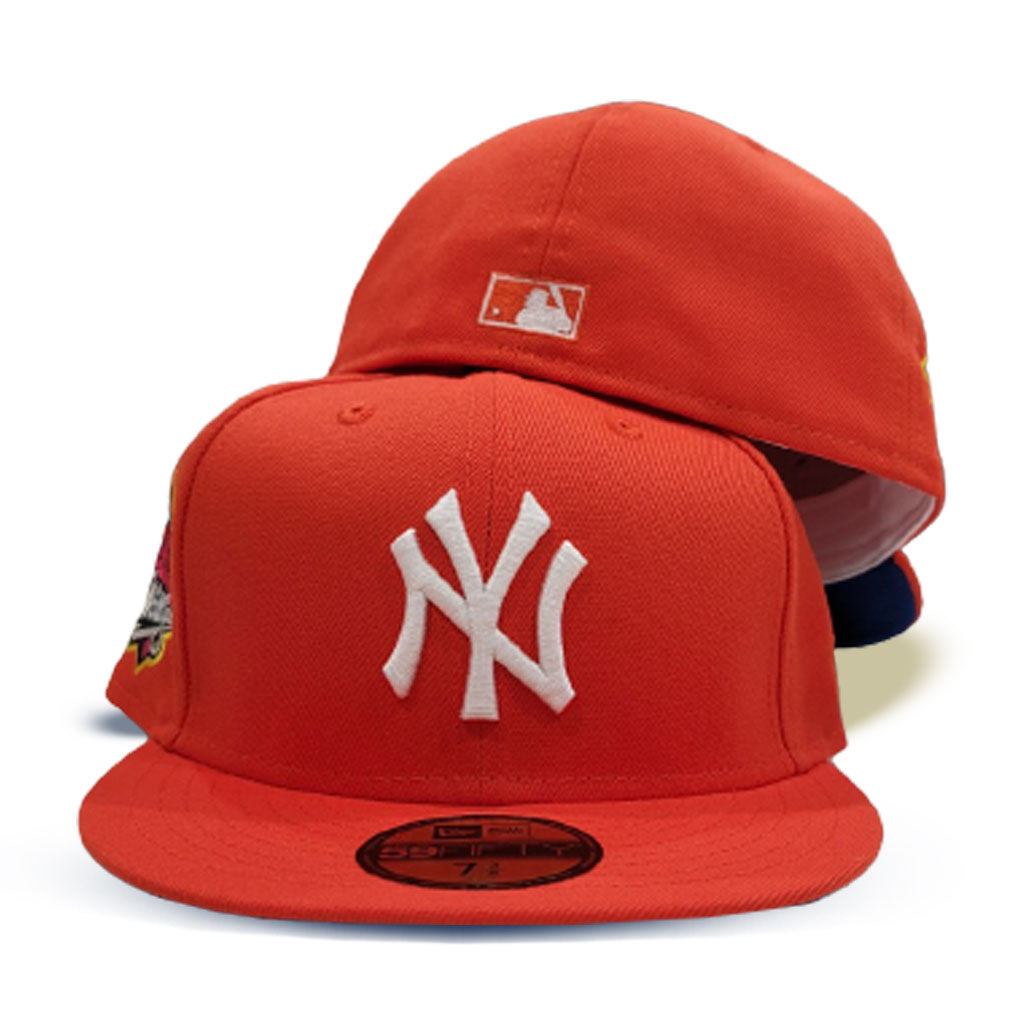 New Era New York Yankees World Series 1999 Stone Orange Two Tone Edition  59Fifty Fitted Hat