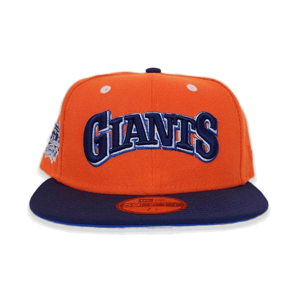 New Era San Francisco Giants Fitted Grey Bottom Black Orange