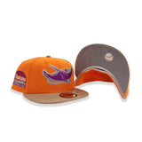 Orange Tampa Bay Rays Camel Visor Gray Bottom Tropicana Field Side Patch New Era 59Fifty Fitted