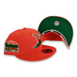 Orange Tampa Bay Rays Green Bottom Tropicana Field Side Patch New Era 59Fifty Fitted
