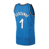 Mitchell & Ness - Orlando Magic Maillot NBA Swingman 93-94 Anfernee Hardaway pour homme, couleur blanche, taille : XS Mitchell & Ness - Orlando Magic Maillot NBA Swingman 93-94 Anfernee Hardaway pour homme, couleur blanche, taille : XS
