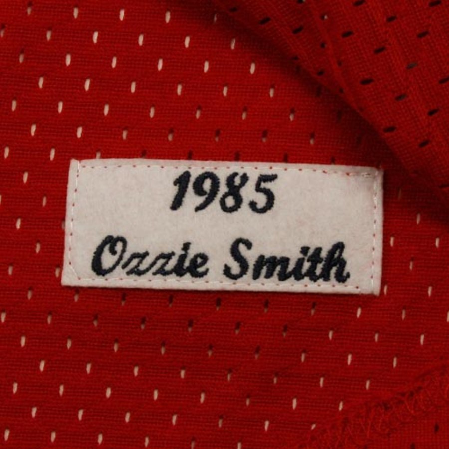 Ozzie Smith St. Louis Cardinals Mitchell & Ness 1994 Authentic Cooperstown  Collection Mesh Batting Practice Jersey - Navy