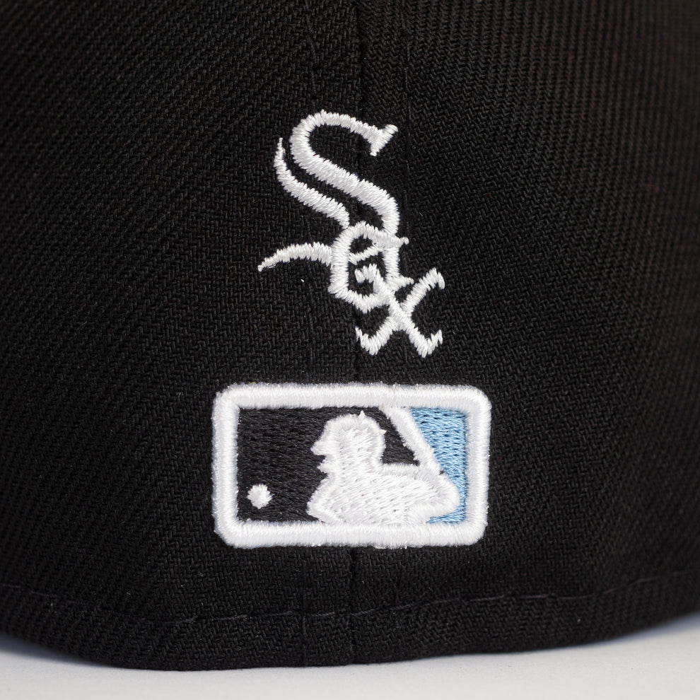New Era Chicago White Sox Fitted Grey Bottom Black White (2005 World –  FCS Sneakers