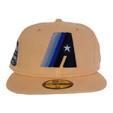 Peach Houston Astros Lavender Bottom 20th Anniversary Side patch New Era 59Fifty Fitted